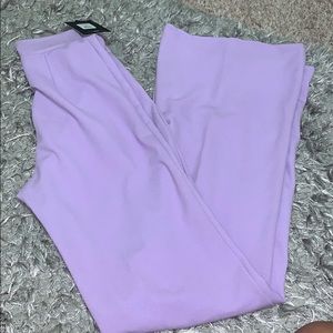 Lavender high waisted pants